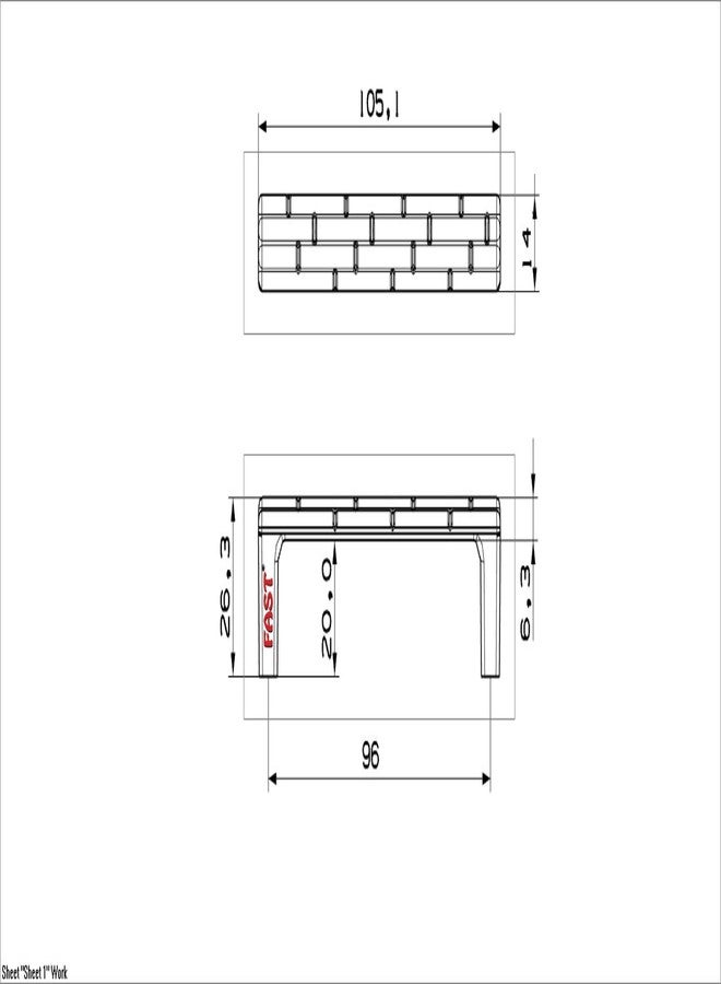 فاست مقبض سحب عتيق من الخيزران والنحاس من FAST لأبواب الخزائن، وأدراج الخزائن، وأدراج وحدات التلفزيون، وجميع الأبواب والأدراج الأخرى (96 مم، قطعتان) - Image 4